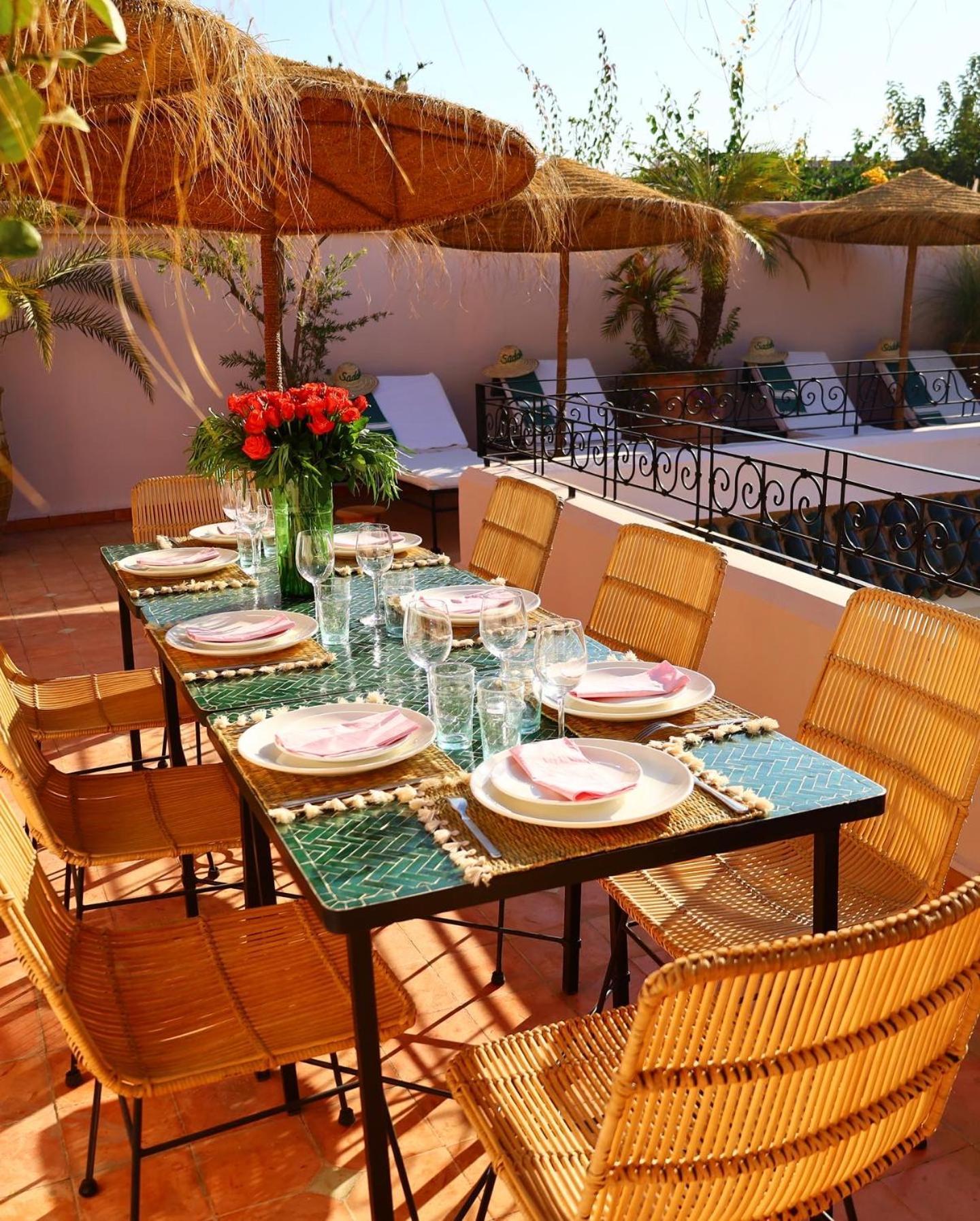 Riad Prive Sadaka Bassin Rooftop 마라케시 외부 사진